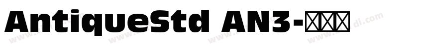 AntiqueStd AN3字体转换